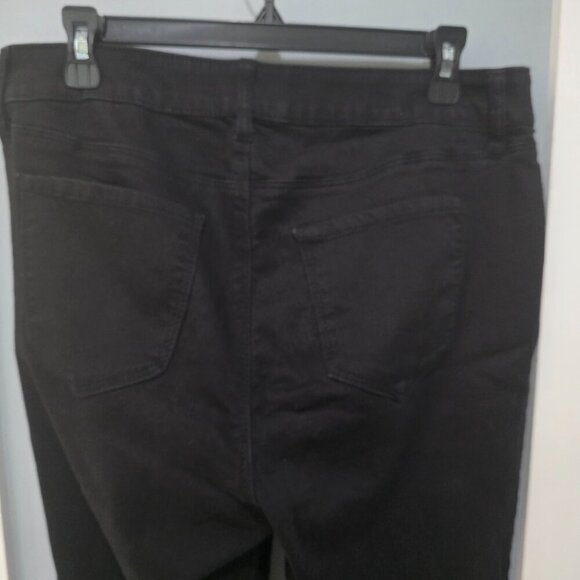 a.n.a Black Skinny Jeans | Size 14W | Stretch High Rise Denim Pants - Picture 10 of 12